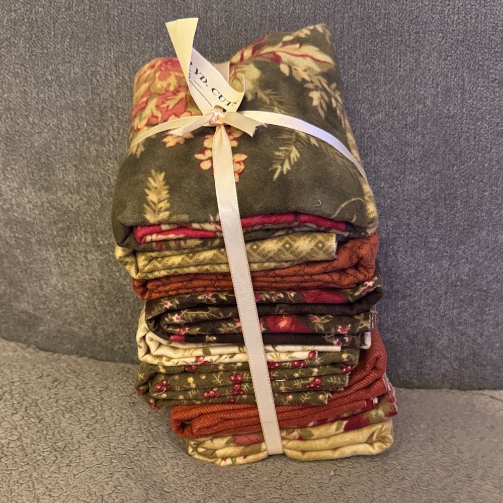 Floral quilting fabric flannel